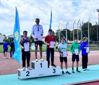 BM U16 - Luca Siegerehrung Speerwurf Platz 5