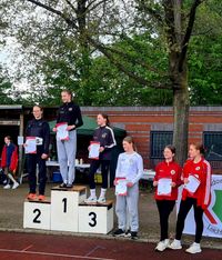 Hedda - 100m - Siegerehrung Platz 2
